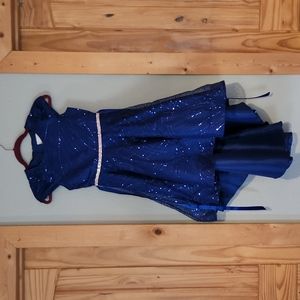 Rare Editions Blue Formal Kids Dress